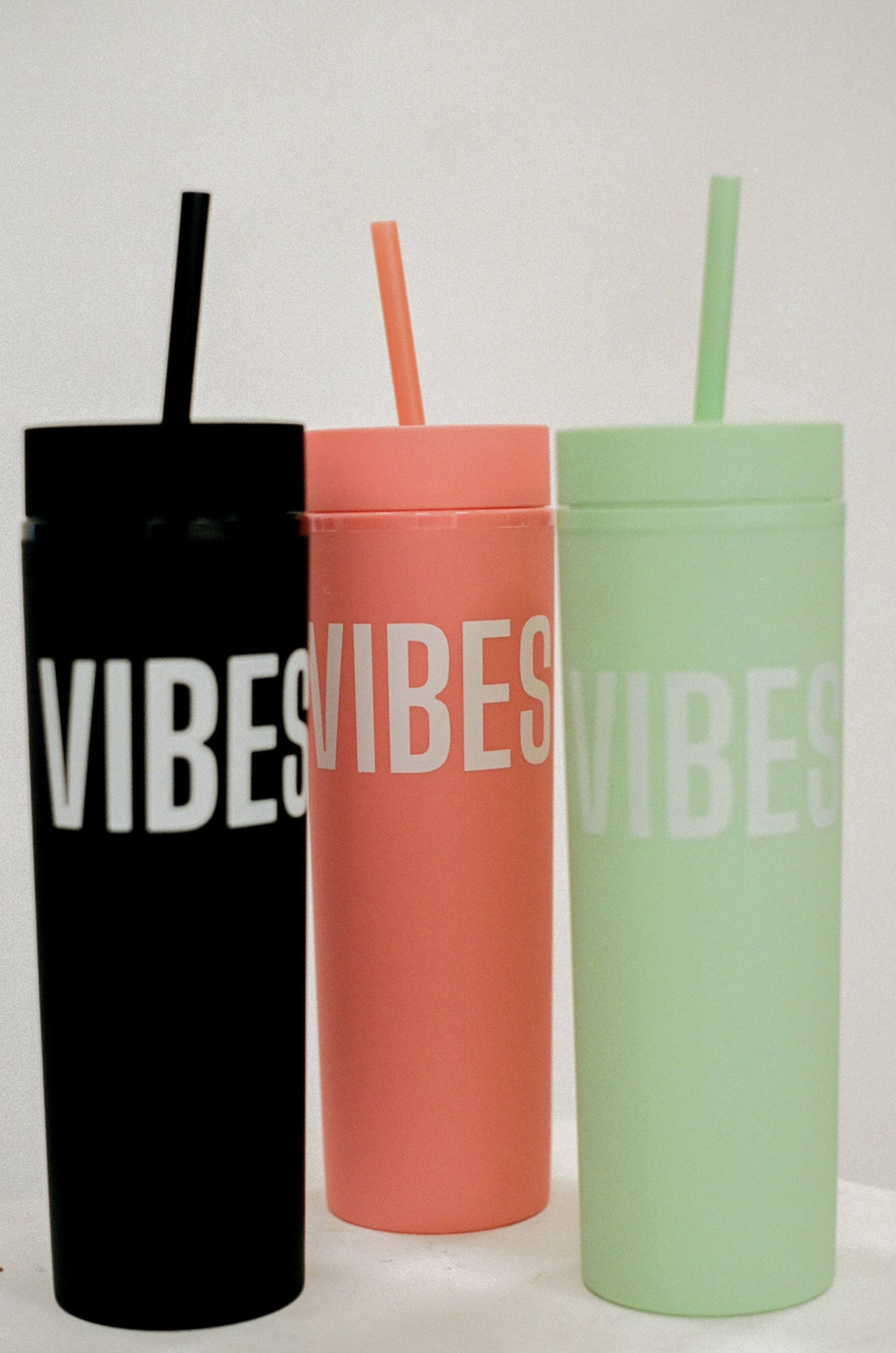 Matte 'Vibes' Tumbler cups - Limited edition